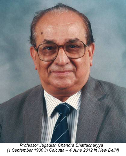 Professor J. C. Bhattacharya