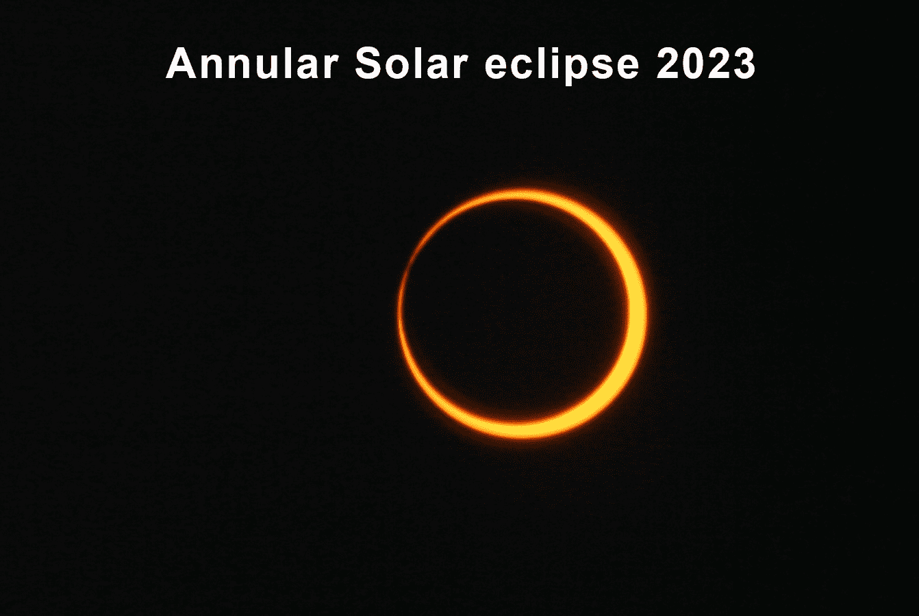 Annular solar eclipse 2023