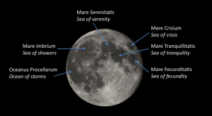 mare regions on moon 