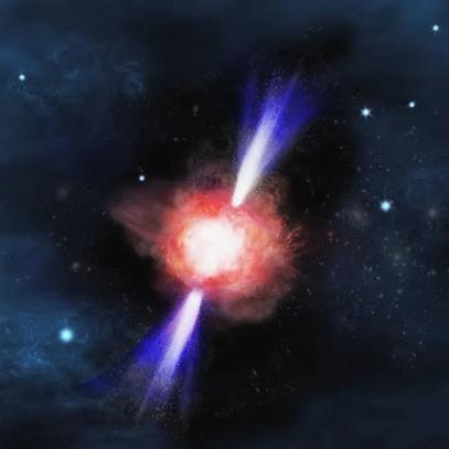 Artistic illustration of Population III stars undergoing supernova.