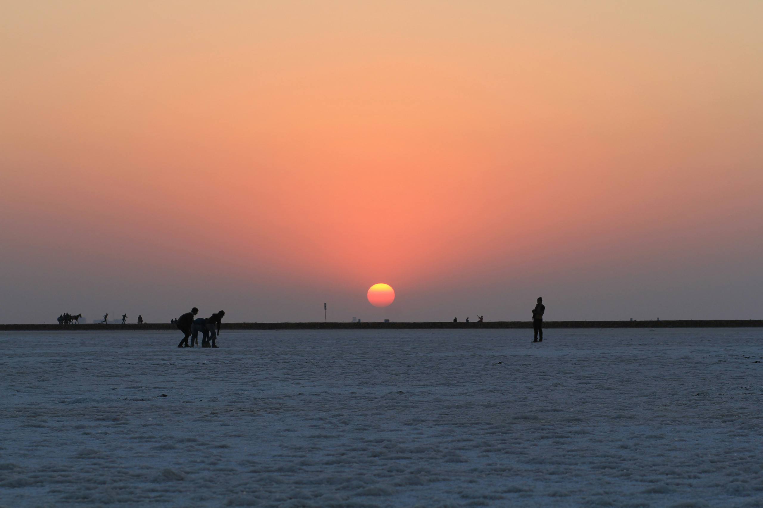 Sunset at White rann of Kutch