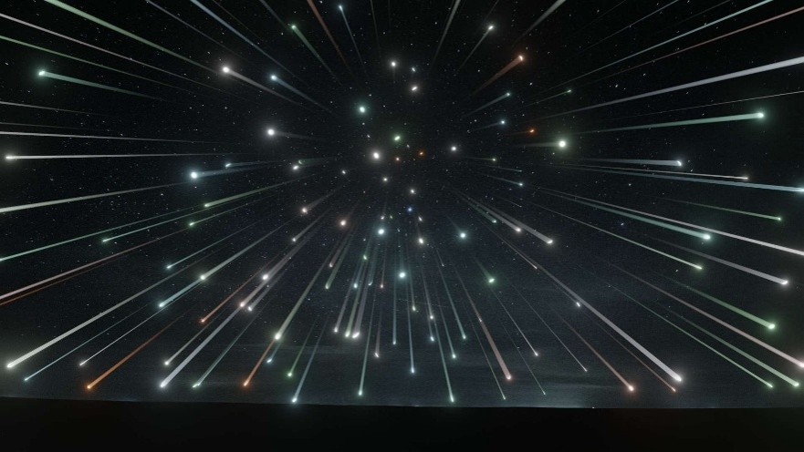 An illustration of a Meteor Storm